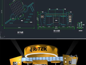科技公司展厅设计资源包 SU模型与CAD图纸详解